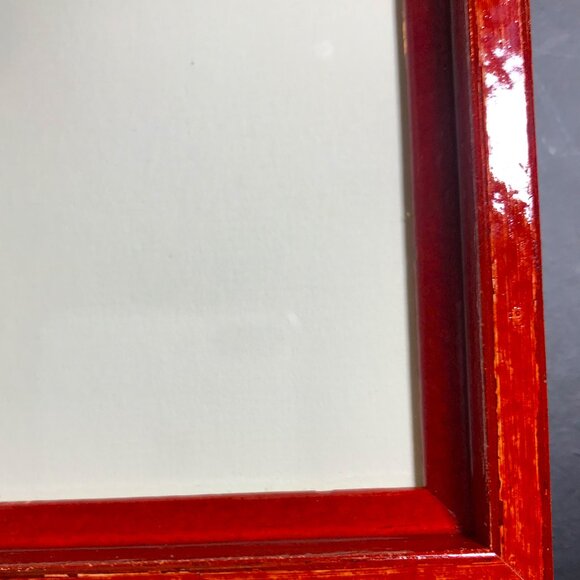 Vibrant Red Glossy Colorful Frame - Ready to Use - 8x10 - w/Hardware - New - Picture 4 of 15